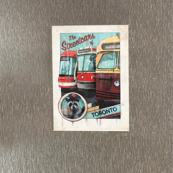 Streetcars of Toronto Fridge Magnet