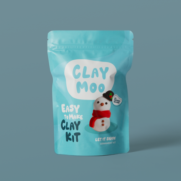 Snowman Ornament Clay Crafting Kit