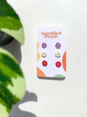 Mini Floral Stud Pack - 0