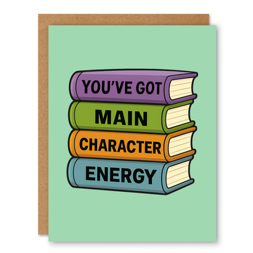 Main Character Energy Greeting Card - 0