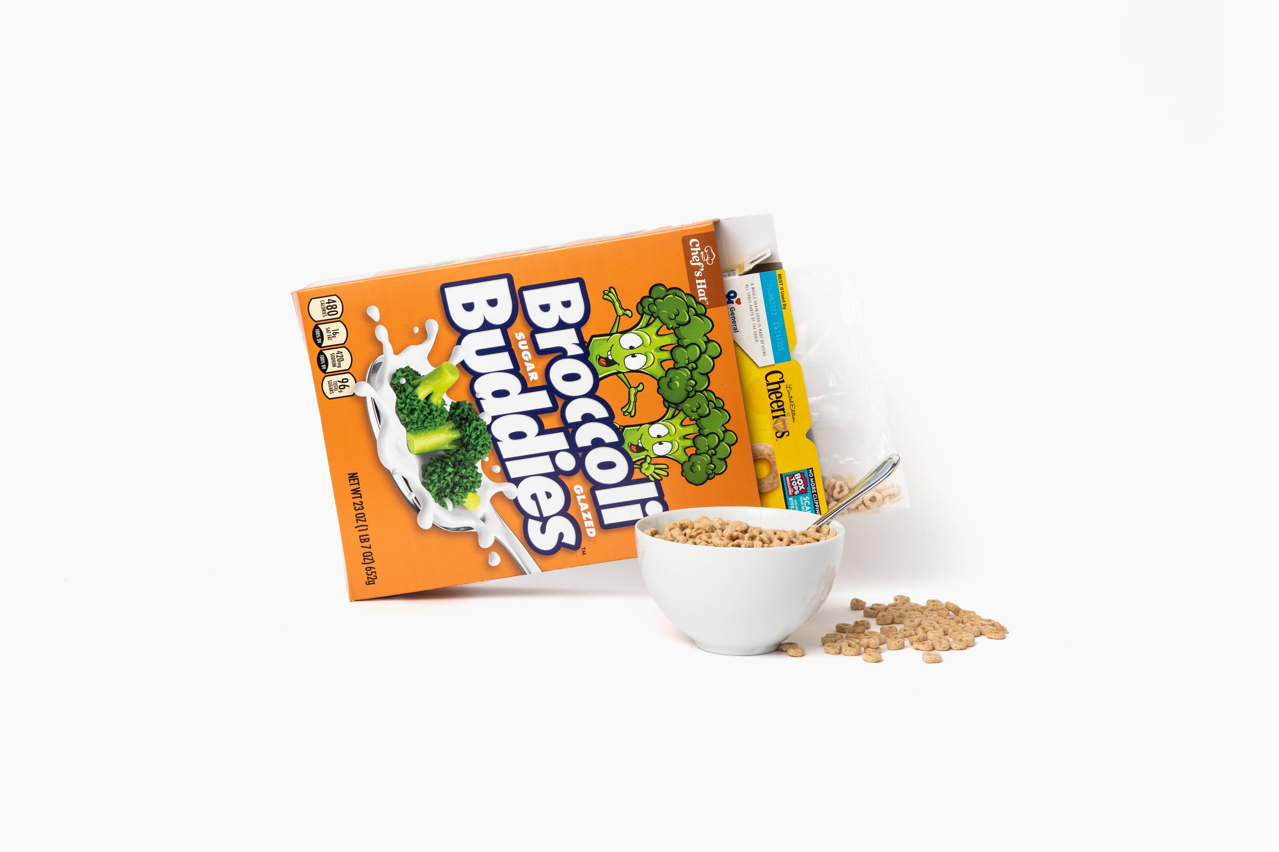 Prank Cereal Box: Broccoli Buddies