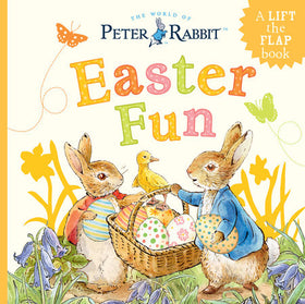 Peter Rabbit: Easter Fun - Peter Rabbit Easter Fun board book with colorful illustrations, unique handmade Canadian gift for babies.