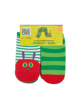 World of Eric Carle: The Very Hungry Caterpillar Baby/Toddler Socks 4-Pack: 2T-3T