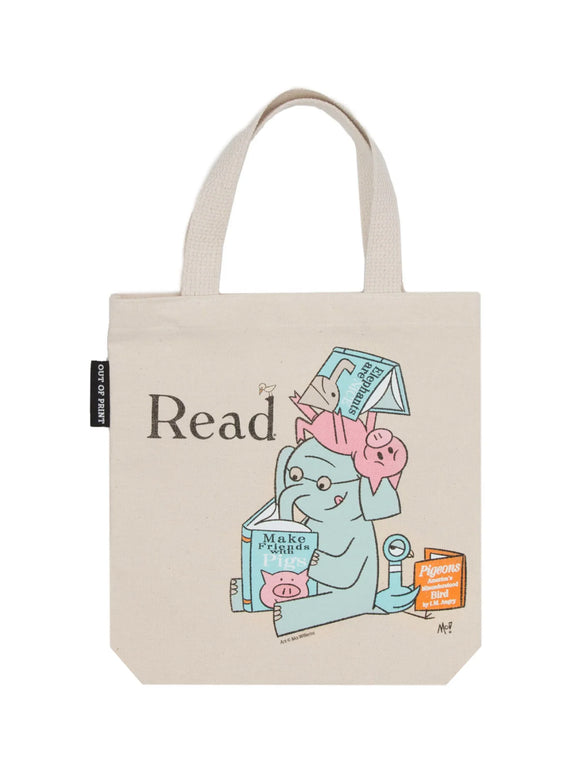 ELEPHANT & PIGGIE Read Mini Tote Bag