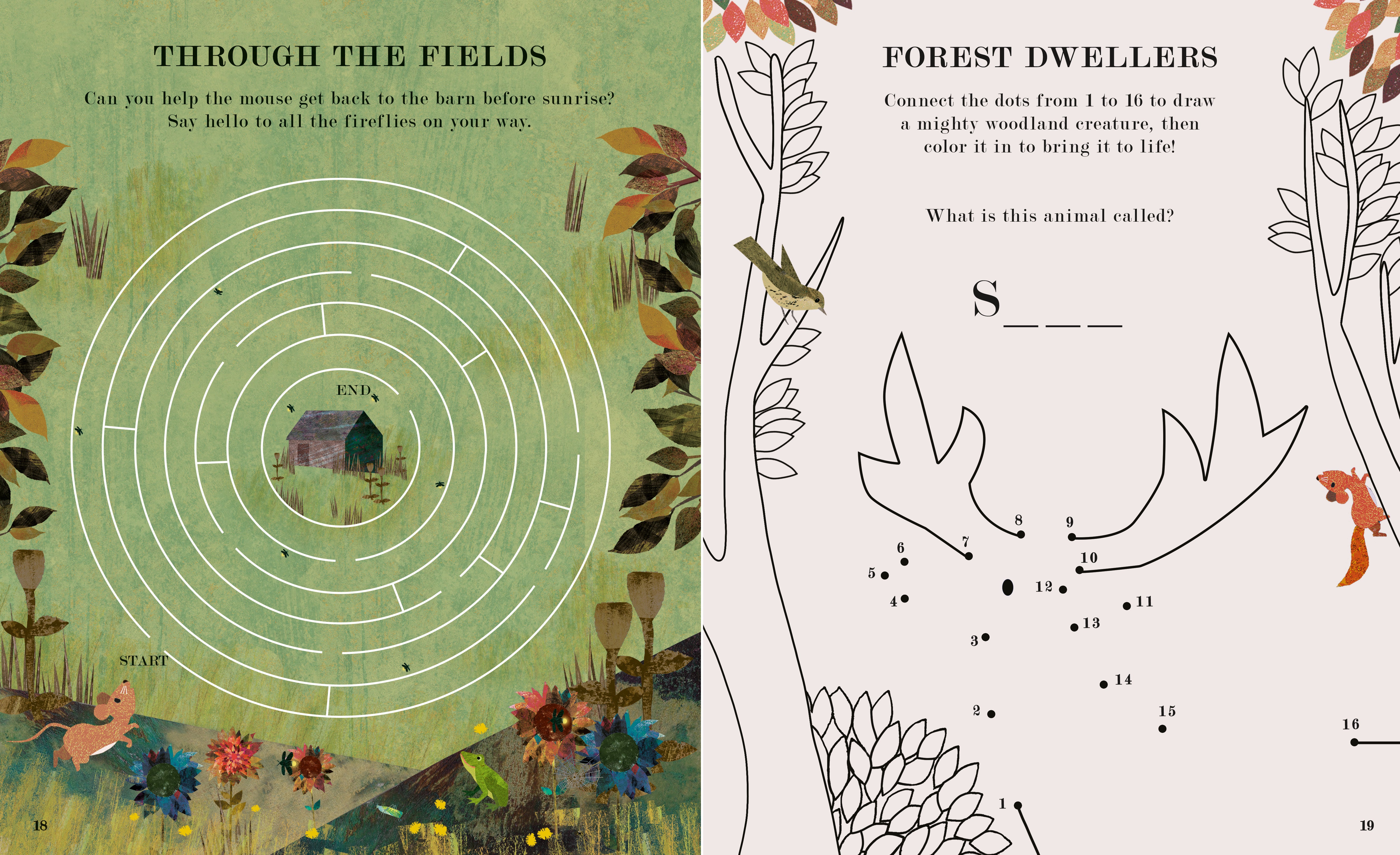 Moon: A Peek-Through Activity Book