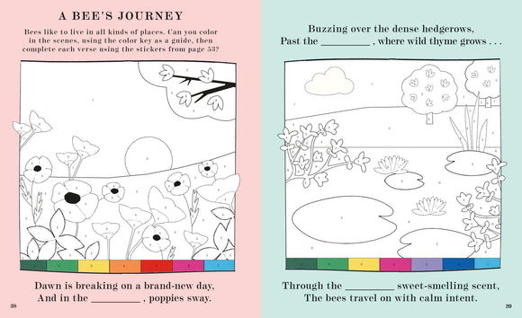 Bee: A Peek-Through Activity Book