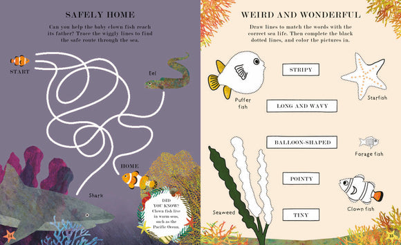 Ocean: A Peek-Through Activity Book