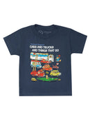 Richard Scarry: Cars and Trucks and Things That Go Kids' T-Shirt-2