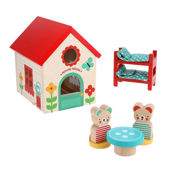 Mouse House Wooden Play Set