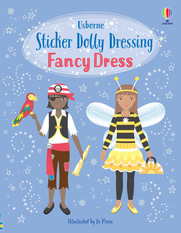 Sticker Dolly Dressing Fancy Dress - Sticker Dolly Dressing Fancy Dress book cover with pirate and bee costumes, unique Canadian gift.