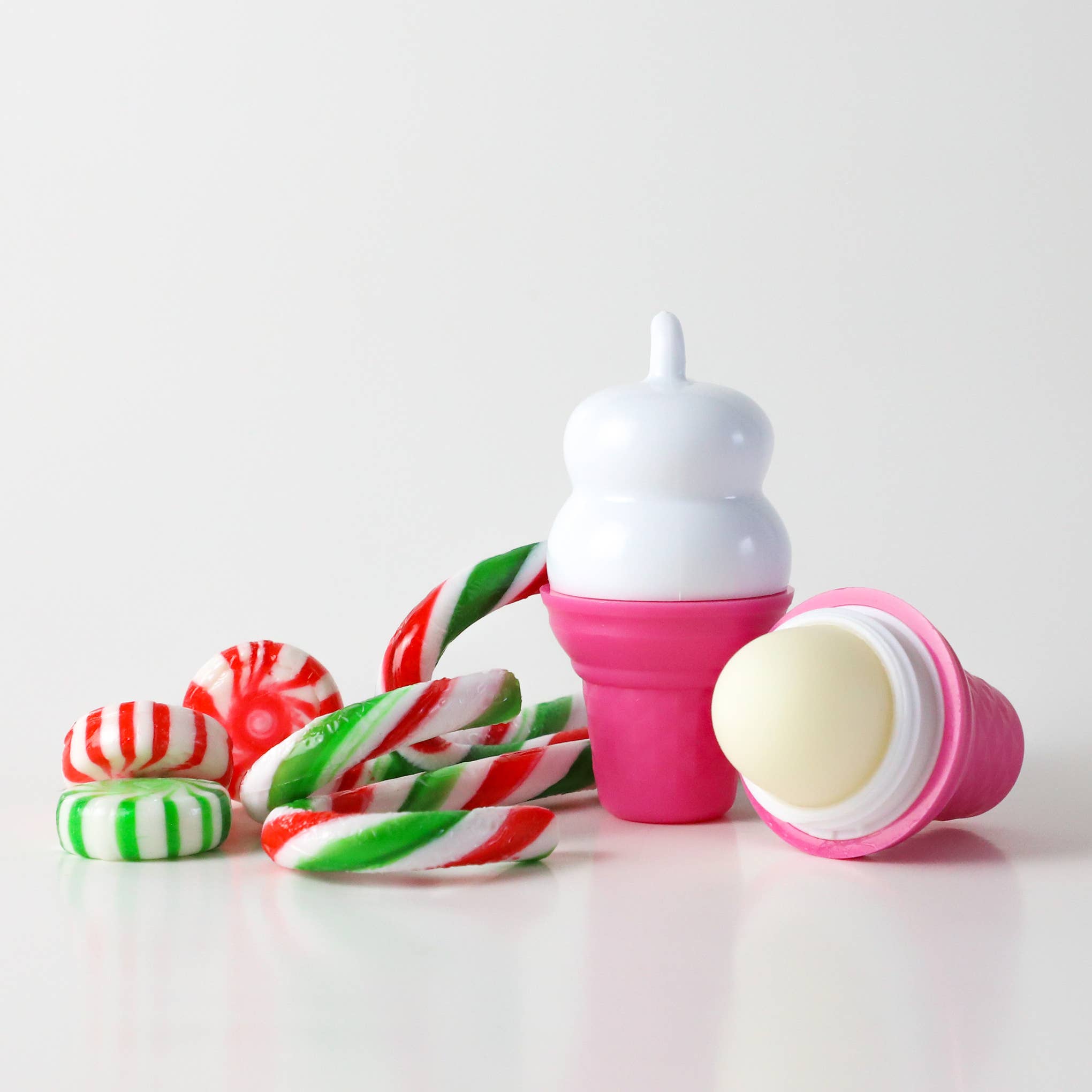 Ice Cream Lip Balm 100% Natural CANDY CANE - 0