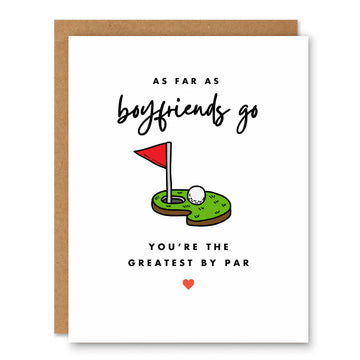 Greatest Boyfriend by Par Card