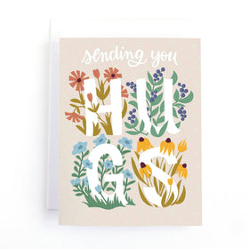 Sending You Hugs Sympathy Card
