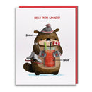 Greeting Card - Beaver Caesar Canada-1