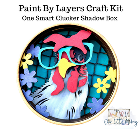 One Smart Clucker Shadow Box Kit - 0