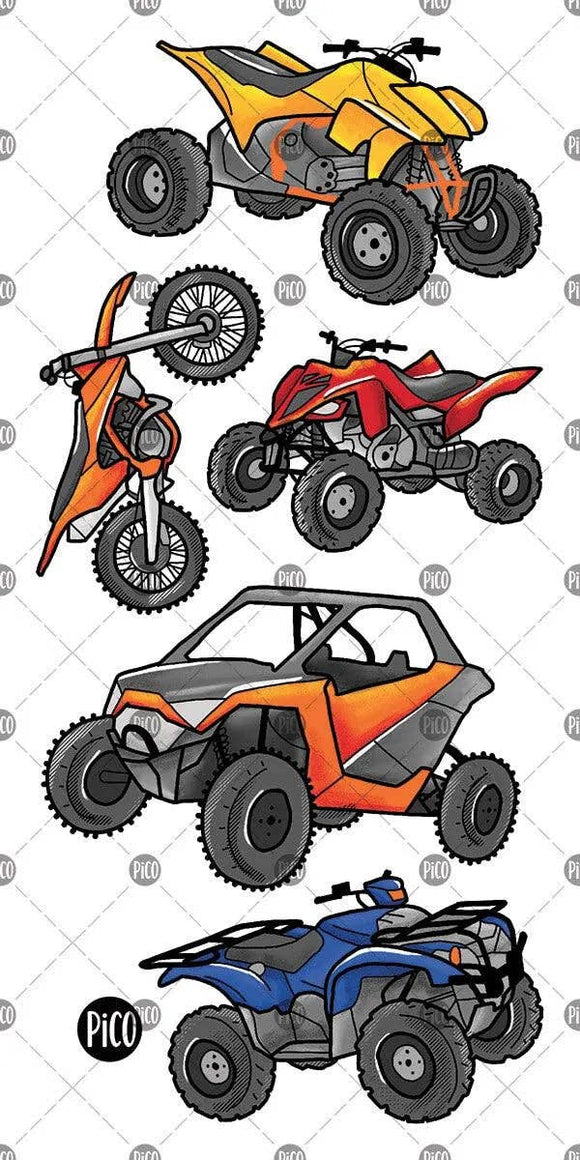 All-Terrain Vehicles - Temporary Tattoos