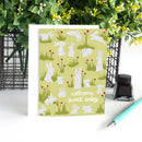 Bunny Rabbit New Baby Card-4