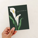 Cala Lily Condolence Card | Sympathy-2