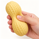 Peanut Squishy Toy – Crunchy Block Texture-1