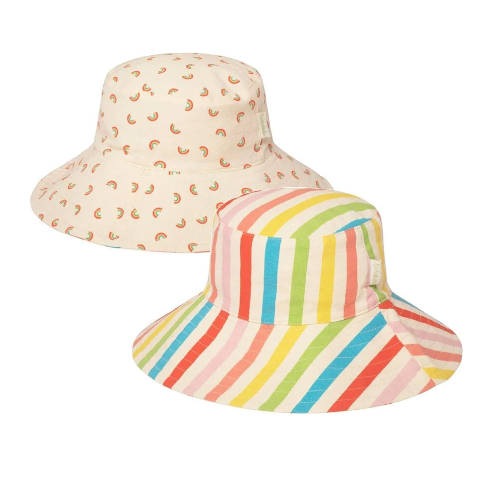 Rainbow Stripe Sun Hat