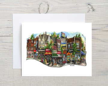 Bloor West Village Urban Art Card