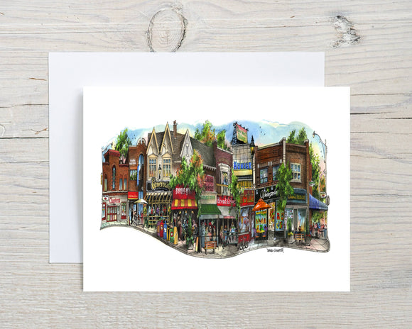 Bloor West Village Urban Art Card