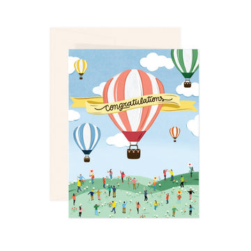 Congrats Balloons Card