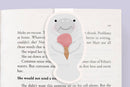 Manatee Eating Ice Cream - Jumbo Magnetic Bookmark-1