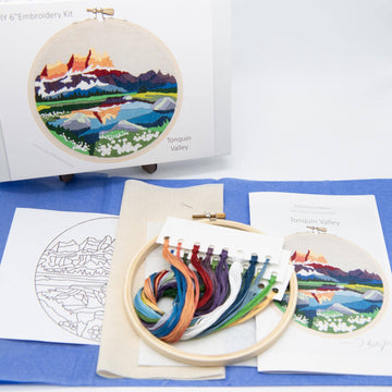 Tonquin Valley DIY Embroidery Kit - 0
