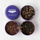 Purple Tea Trio Tin & Spoon - Organic, Fair-Trade Tea Gift-7