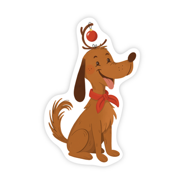 Merry Little Sidekick Max - Grinchy Christmas Vinyl Sticker