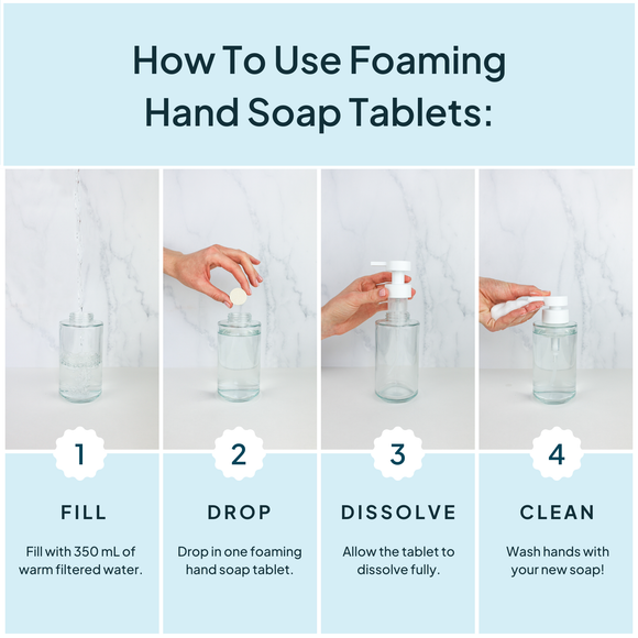 Warm Coconut Concentrated Foaming Hand Soap Tablet