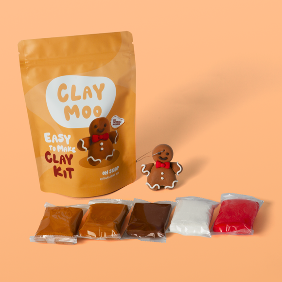 Gingerbread Ornament Clay Crafting Kit