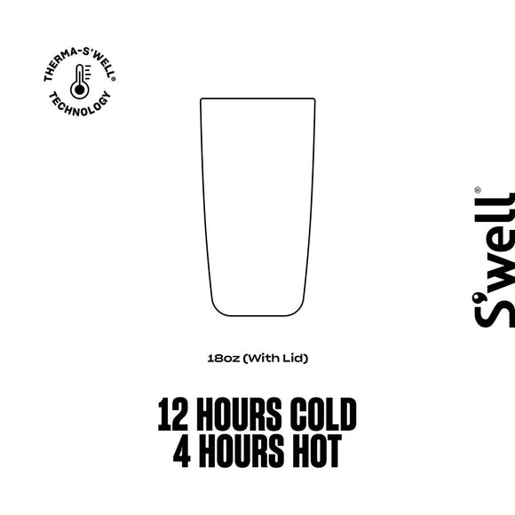 18oz Stainless Steel Tumbler with Lid - Moonstone