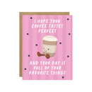 Perfect Latte - Coffee Cafe Card-1