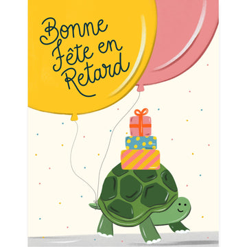 Turtle Birthday Card - 0