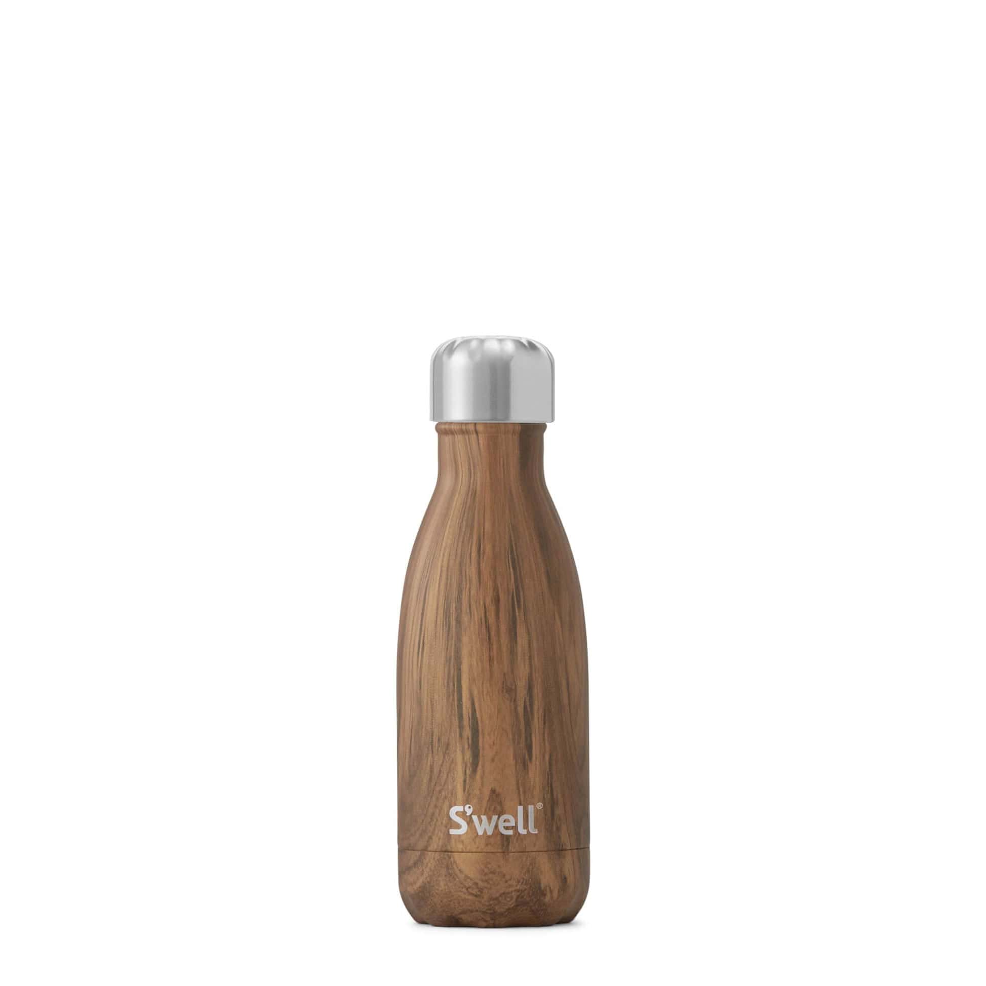 Stainless Steel Water Bottle - Teakwood