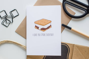 I Love You S'more Everyday - Greeting Card - 0