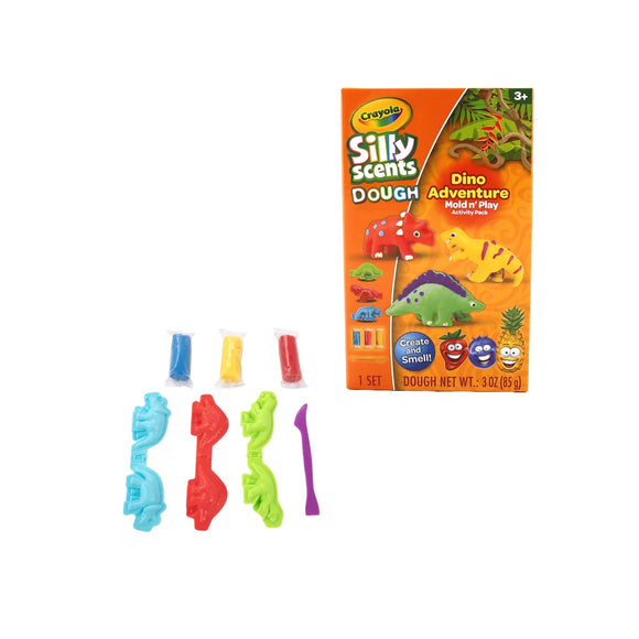 Crayola Silly Scent Dough Small Playset Dinosaurs
