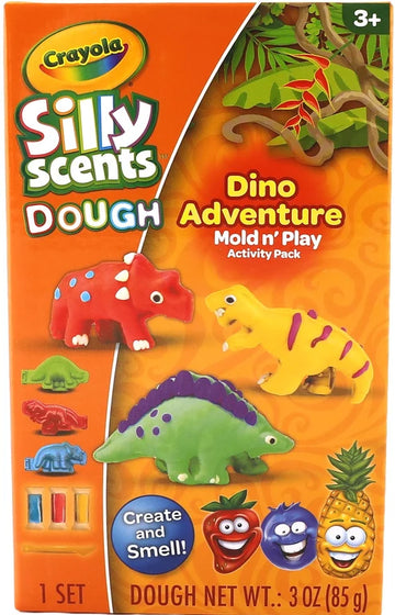 Crayola Silly Scent Dough Small Playset Dinosaurs