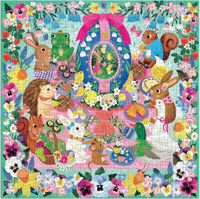 Egg-cellent Day 500 Piece Foil Family Puzzle - 0