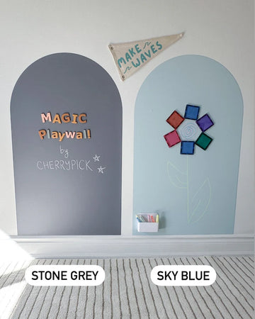 Buy sky-blue Magic Playwall - Arch Magnetic Wall Decal | Cherrypick