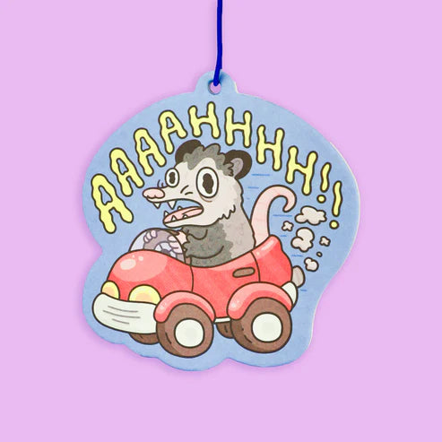 Panic Opossum Cedarwood and Sage Scented Air Freshener