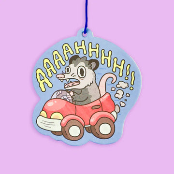 Panic Opossum Cedarwood and Sage Scented Air Freshener