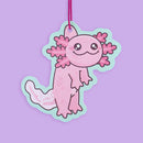 Dangling Axolotl Bubble Gum Scented Air Freshener-1