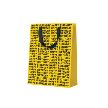 Happy Birthday Repeat Medium Gift Bag