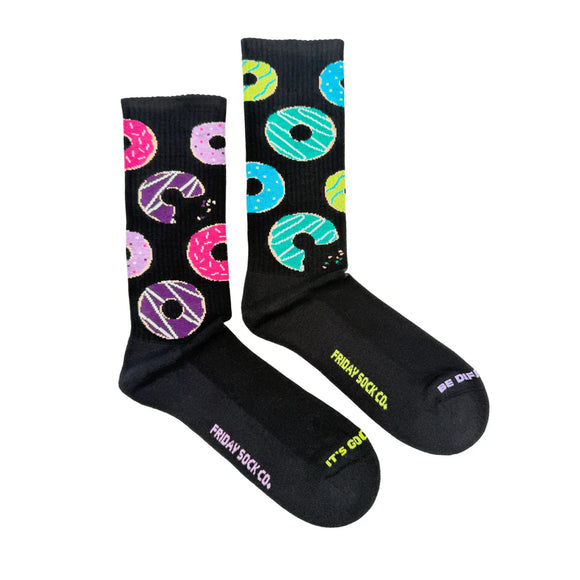 Men's Donut Neon Athletic Socks