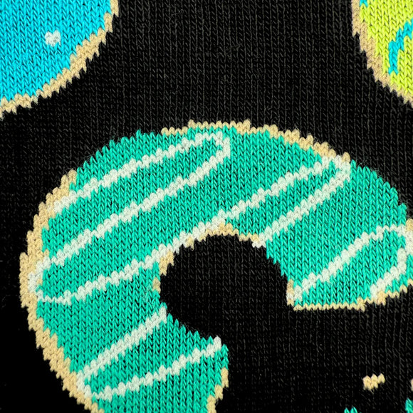 Men's Donut Neon Athletic Socks
