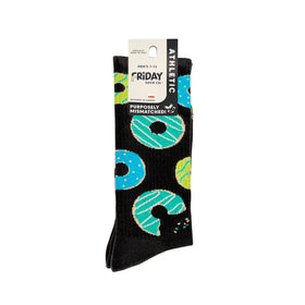 Men's Donut Neon Athletic Socks - 0