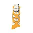 Men's Bacon & Eggs Yellow Athletic Socks-2